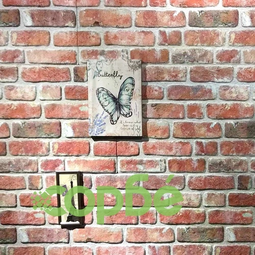 3D стенни панели, тухлен дизайн, червени, 10 бр, EPS ➤ топ цена ➤ sorbe.bg