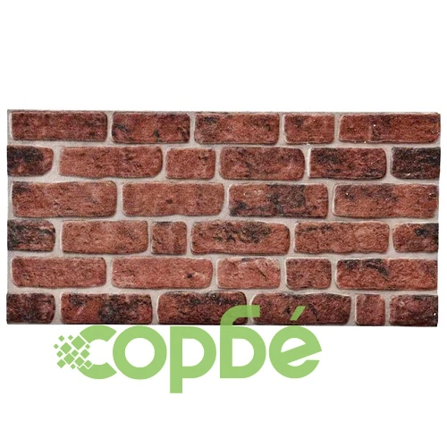 3D стенни панели с дизайн на тъмнокафяви тухли 10 бр EPS ➤ топ цена ➤ sorbe.bg