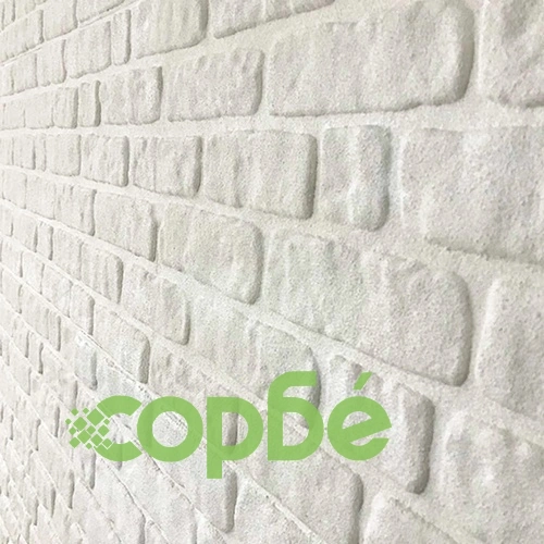 3D стенни панели, тухлен дизайн, бели, 10 бр, EPS ➤ топ цена ➤ sorbe.bg