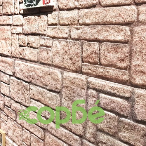 3D стенни панели, тухлен дизайн, бежови, 10 бр, EPS ➤ топ цена ➤ sorbe.bg