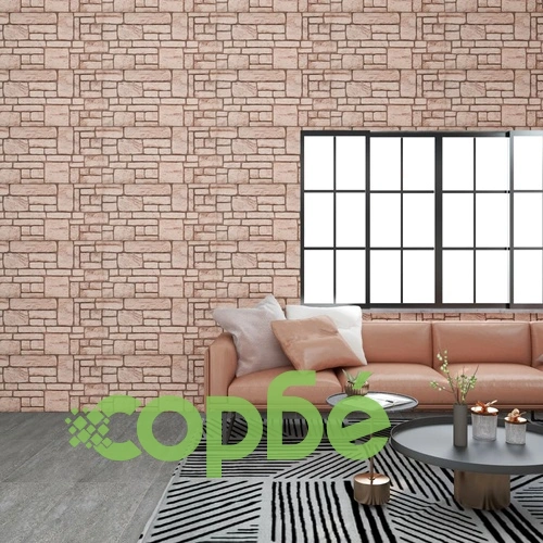 3D стенни панели, тухлен дизайн, бежови, 10 бр, EPS ➤ топ цена ➤ sorbe.bg