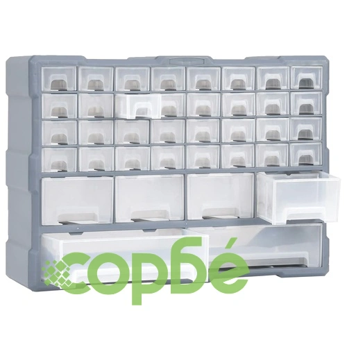 Шкаф органайзер с 38 чекмеджета, 52x16x37,5 см ➤ топ цена ➤ sorbe.bg