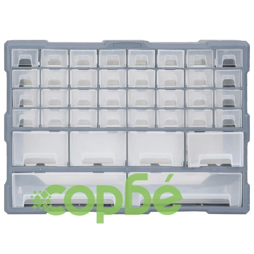 Шкаф органайзер с 38 чекмеджета, 52x16x37,5 см ➤ топ цена ➤ sorbe.bg