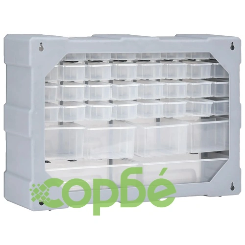 Шкаф органайзер с 38 чекмеджета, 52x16x37,5 см ➤ топ цена ➤ sorbe.bg