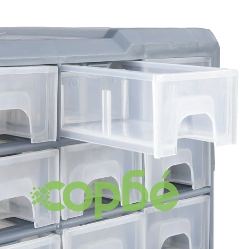 Шкаф органайзер с 38 чекмеджета, 52x16x37,5 см ➤ топ цена ➤ sorbe.bg