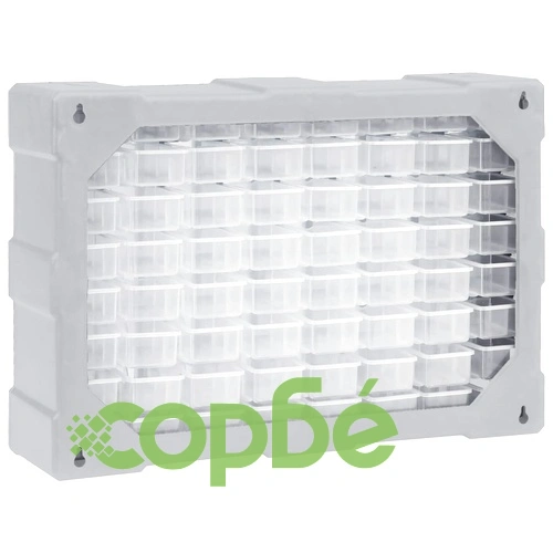 Шкаф органайзер с 64 чекмеджета, 52x16x37,5 см ➤ топ цена ➤ sorbe.bg