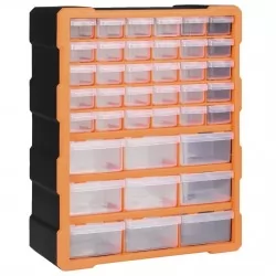Шкаф органайзер с 39 чекмеджета, 38x16x47 см