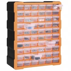 Шкаф органайзер с 60 чекмеджета, 38x16x47,5 см
