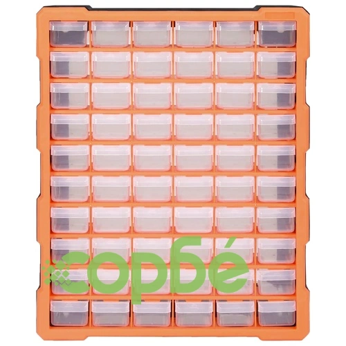 Шкаф органайзер с 60 чекмеджета, 38x16x47,5 см ➤ топ цена ➤ sorbe.bg