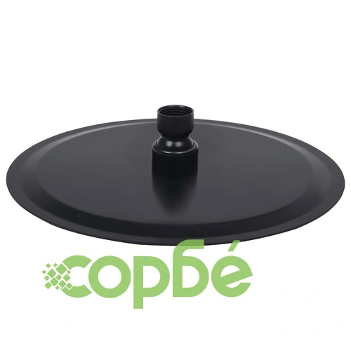 Rainshower душ пита, инокс, 20 см, кръгла, черна ➤ топ цена ➤ sorbe.bg