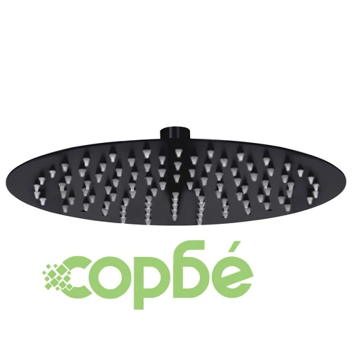 Rainshower душ пита, инокс, 25 см, кръгла, черна ➤ топ цена ➤ sorbe.bg