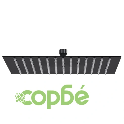 Rainshower душ пита, инокс, 30x30 см, квадратна, черна ➤ топ цена ➤ sorbe.bg