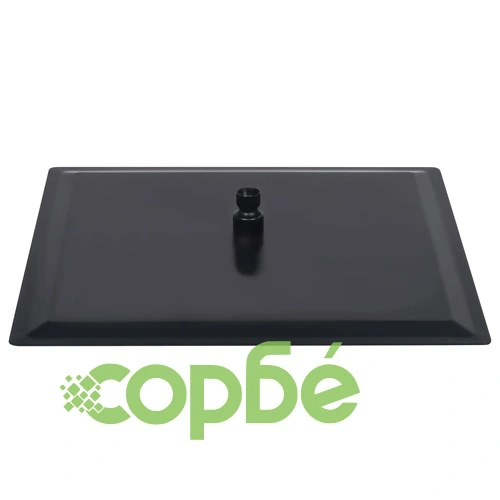 Rainshower душ пита, инокс, 50x50 cм, квадратна, черна ➤ топ цена ➤ sorbe.bg