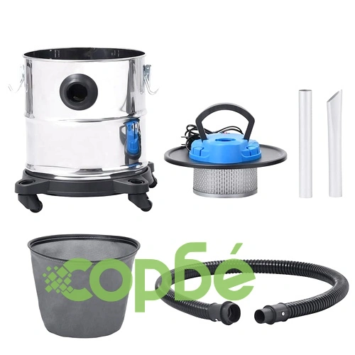 Прахосмукачка за пепел с HEPA филтър, 1200 W, 20 л, инокс ➤ топ цена ➤ sorbe.bg
