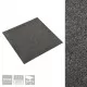 Килимни плочки за под, 20 бр, 5 кв.м., 50x50 см, антрацит