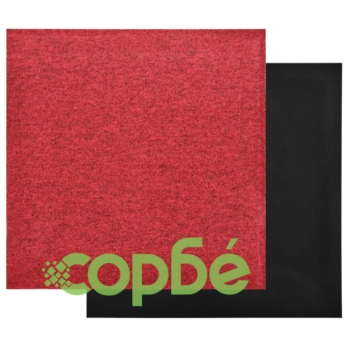 Килимни плочки за под, 20 бр, 5 м², 50x50 см, червени ➤ топ цена ➤ sorbe.bg