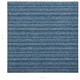 Килимни плочки за под, 20 бр, 5 м², 50x50 см, сини ивици