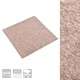 Килимни плочки за под, 20 бр, 5 м², 50x50 см, бежови