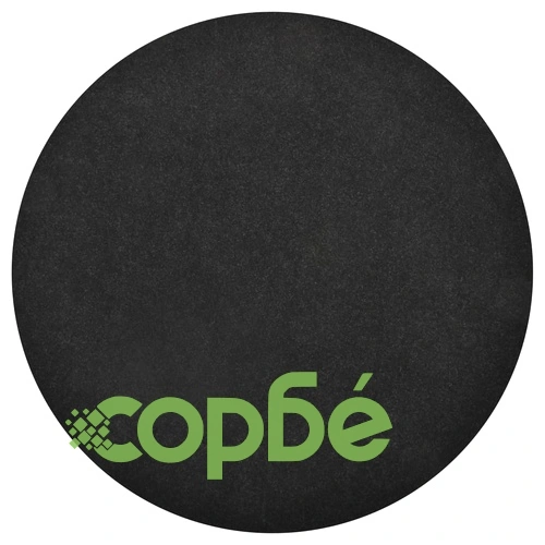 Изкуствена трева с шипове, диаметър 130 см, антрацит, кръгла ➤ топ цена ➤ sorbe.bg