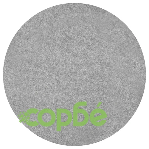 Изкуствена трева с шипове, диаметър 130 см, сива, кръгла ➤ топ цена ➤ sorbe.bg