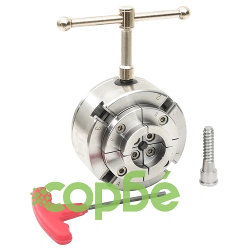 4-челюстен патронник за струг M33 връзка сребрист стомана 96 мм ➤ топ цена ➤ sorbe.bg