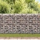 Габионна стена с капаци, поцинкована стомана, 200x60x100 см