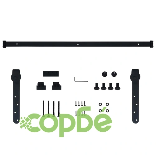 Комплект за мини плъзгаща врата за шкаф, стомана, 152 см ➤ топ цена ➤ sorbe.bg