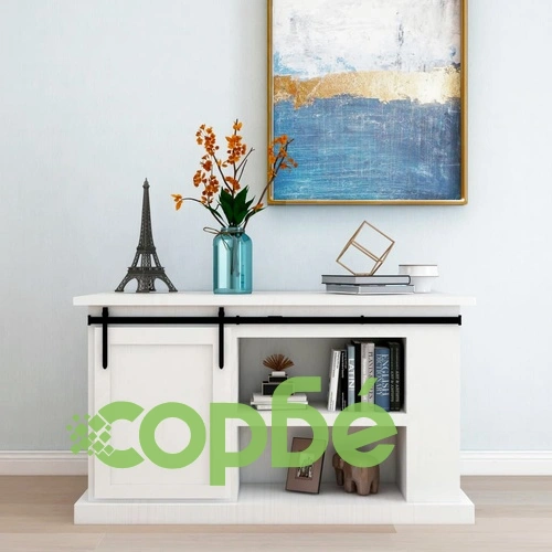 Комплект за мини плъзгаща врата за шкаф, стомана, 152 см ➤ топ цена ➤ sorbe.bg