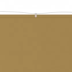 Вертикален сенник, бежов, 180x360 см, оксфорд плат