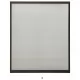 Ролетен комарник за прозорци, кафяв, 160x170 см