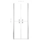 Врата за душ, прозрачно ESG стъкло, 86x190 см