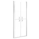 Врата за душ, полуматирано ESG стъкло, 91x190 см
