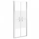 Врата за душ, полуматирано ESG стъкло, 96x190 см