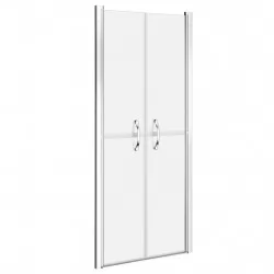 Врата за душ, матирано ESG стъкло, 86x190 см