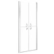 Врата за душ, матирано ESG стъкло, 101x190 см