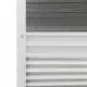 Алуминиев плисе комарник за прозорци със сенник, 60x160 см