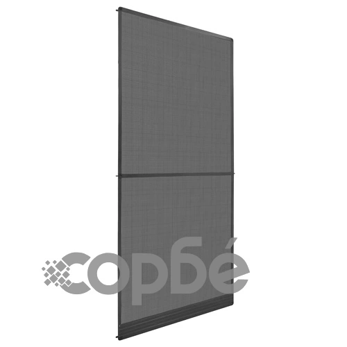 Комарник за врати на панти, антрацит, 100x215 см ➤ топ цена ➤ sorbe.bg