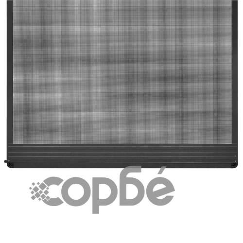 Комарник за врати на панти, антрацит, 120x240 см ➤ топ цена ➤ sorbe.bg