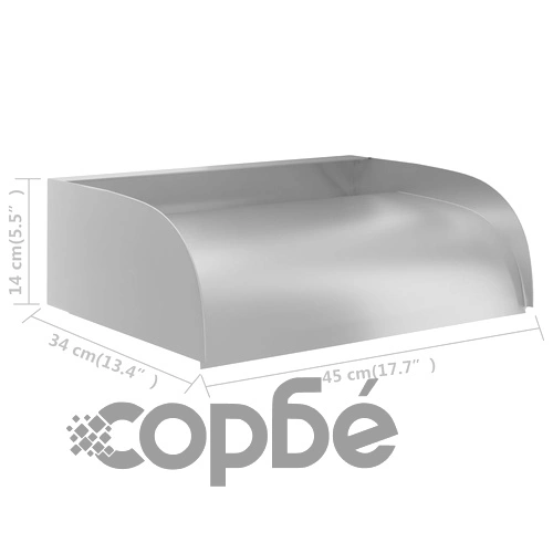 Водопад 45x34x14 см неръждаема стомана 304 ➤ топ цена ➤ sorbe.bg