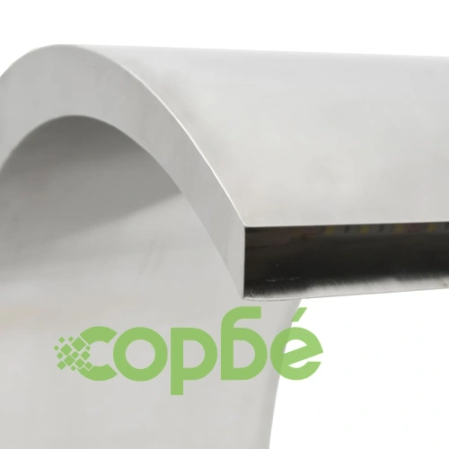 Фонтан за басейн с LED, 22x60x70 см, неръждаема стомана 304 ➤ топ цена ➤ sorbe.bg