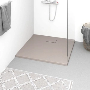 Душ корито, SMC, кафяво, 90x80 см