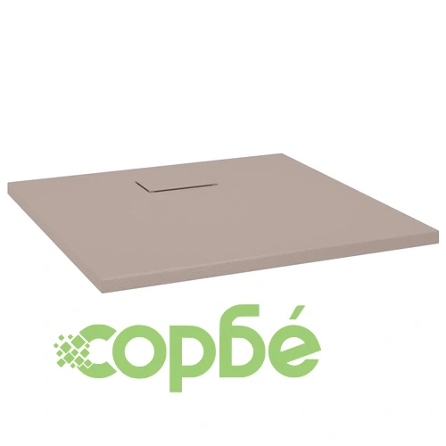 Душ корито, SMC, кафяво, 90x90 см ➤ топ цена ➤ sorbe.bg