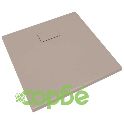 Душ корито, SMC, кафяво, 90x90 см ➤ топ цена ➤ sorbe.bg