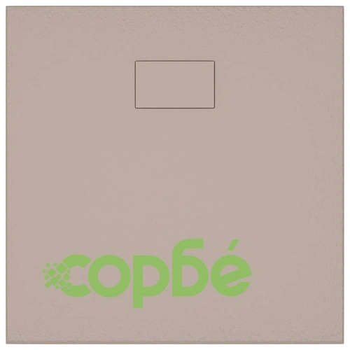 Душ корито, SMC, кафяво, 90x90 см ➤ топ цена ➤ sorbe.bg