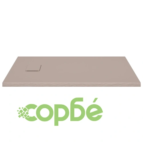 Душ корито, SMC, кафяво, 100x80 см ➤ топ цена ➤ sorbe.bg