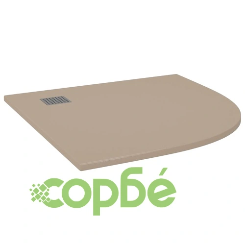 Душ корито, SMC, кафяво, 90x90 см ➤ топ цена ➤ sorbe.bg