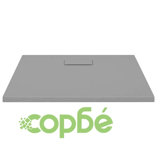 Душ корито, SMC, сиво, 90x90 см ➤ топ цена ➤ sorbe.bg