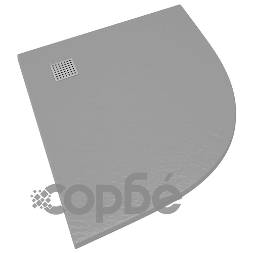 Душ корито, SMC, сиво, 90x90 см ➤ топ цена ➤ sorbe.bg
