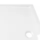 Правоъгълно ABS душ корито, бяло, 70x120 см