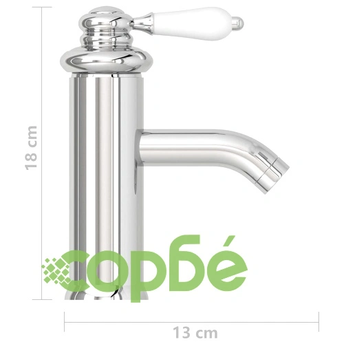 Смесител за баня, хромиран финиш, 130x180 мм ➤ топ цена ➤ sorbe.bg